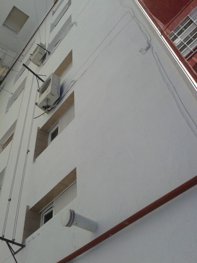 fachada rehabilitada en madrid